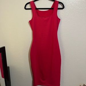 Amazon Pink Bodycon Dress Size: Medium